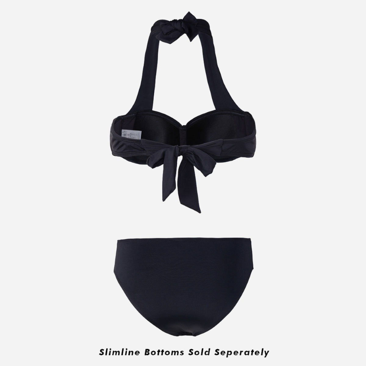 Women's Push-Up Strappy Cross Back Bikini Top - Black 38D 34D 34B 34C #2-f